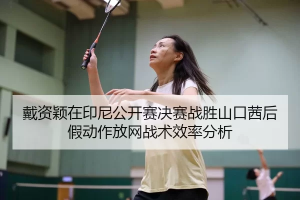 戴资颖在印尼公开赛决赛战胜山口茜后假动作放网战术效率分析